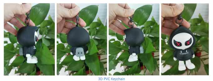 pvc custom 2d keychain