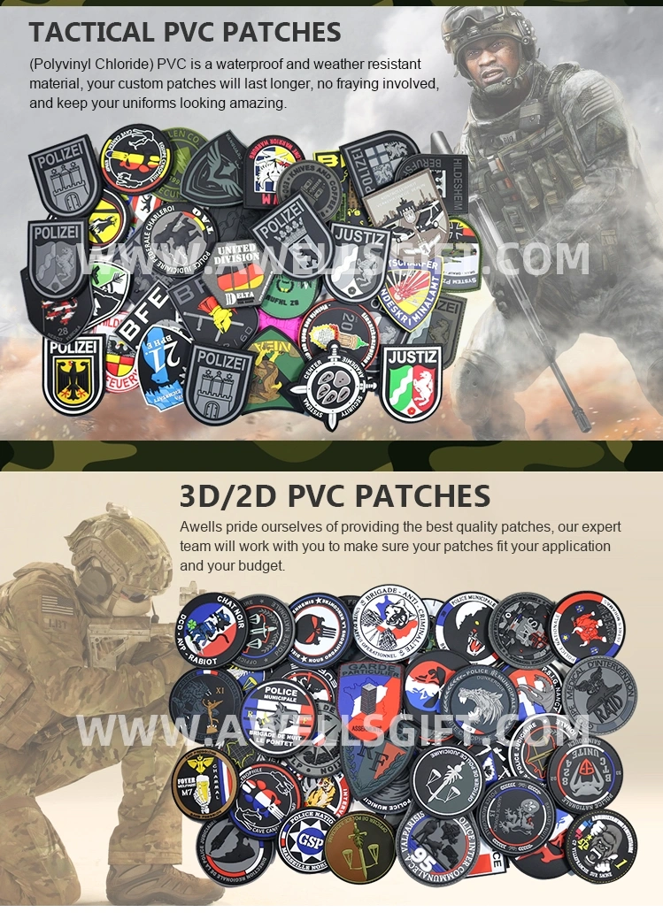 pvc rubber 3d patch