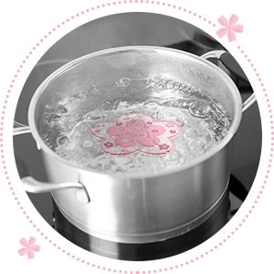 Cherry Blossom Cup PVC Coaster
