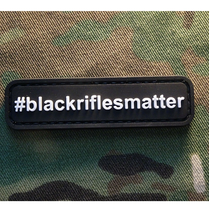 Black PVC Military Patch