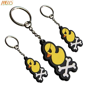 Cute Cartoon Logo PVC Keychain