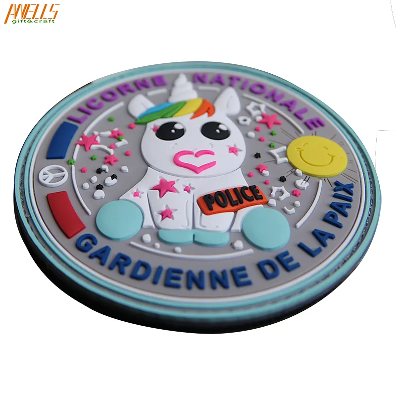 Funny Unicorn PVC Patch