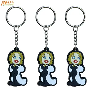 Cartoon Characters PVC Keyring