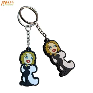 Cartoon Characters PVC Keyring