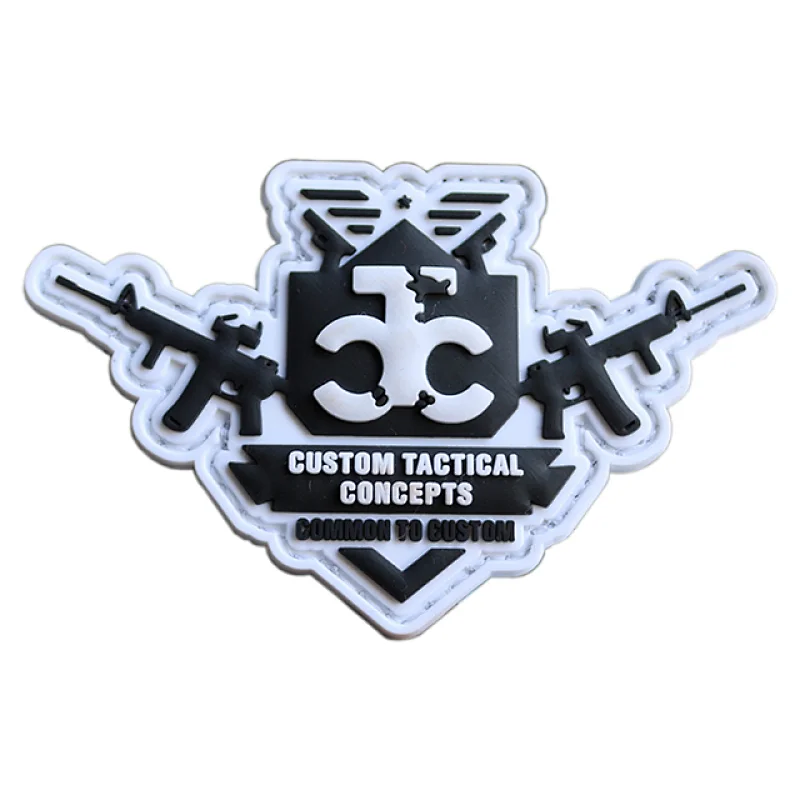 Guns and Letter 2D PVC Patch