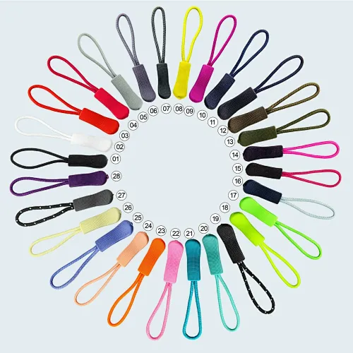 PVC Zip puller tagging cord