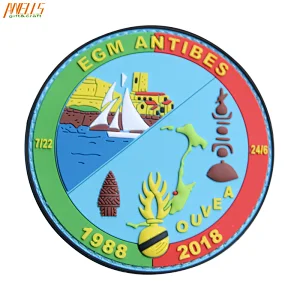 3D Logo Custom PVC Circle Patch