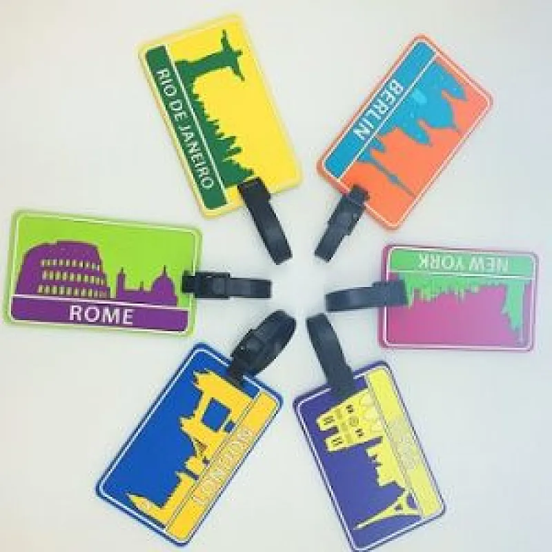PVC Travel Luggage Bag Tag