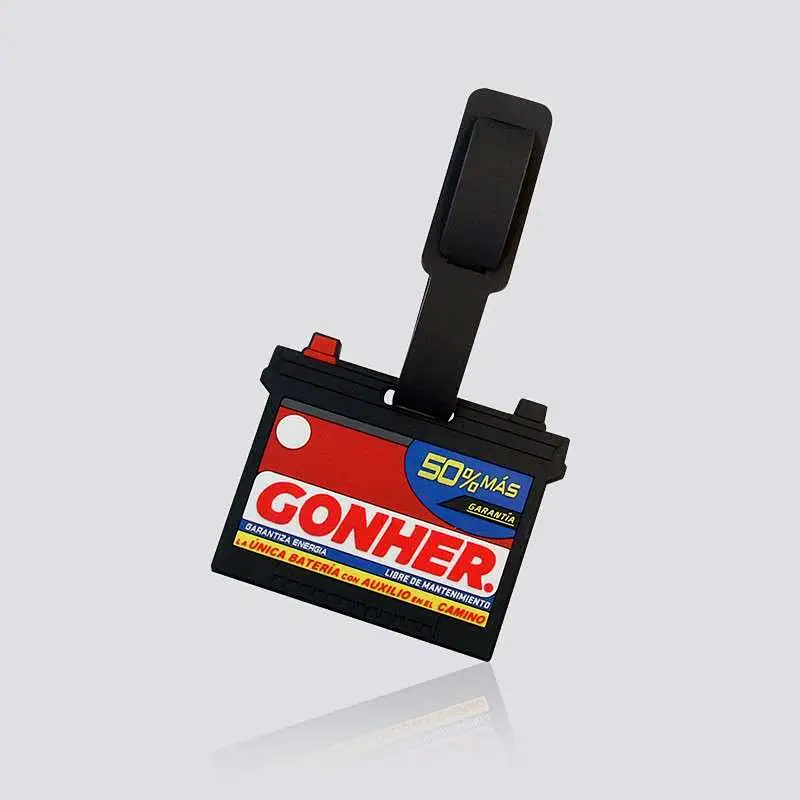 rubber pvc bag personalized customized luggage name tag