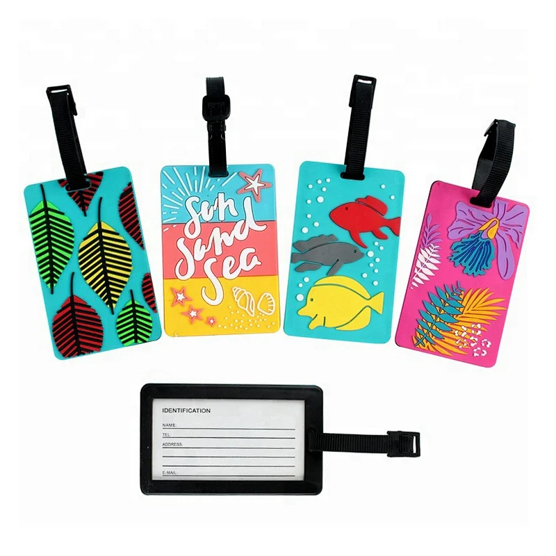 PVC Travel Luggage Bag Tag