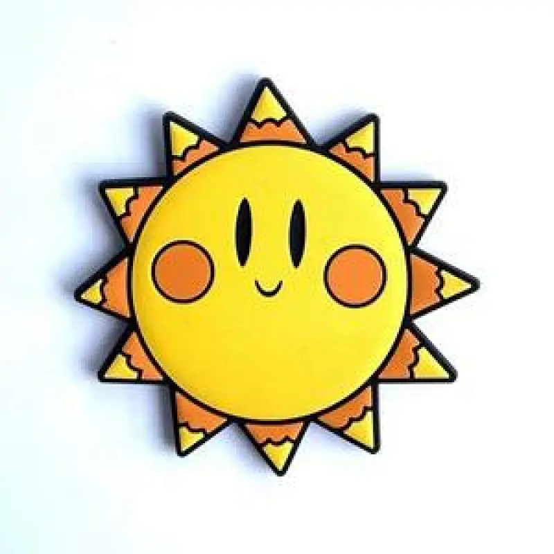 Sun PVC Fridge Magnet