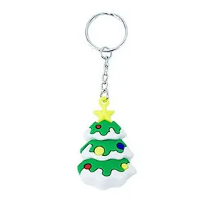 Silicone Christmas Key Ring