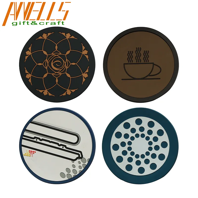 pvc coffee coaster