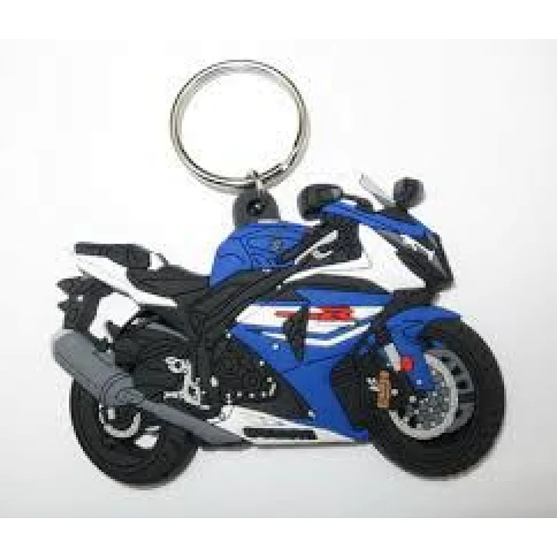 Motor Racing PVC rubber Keychains