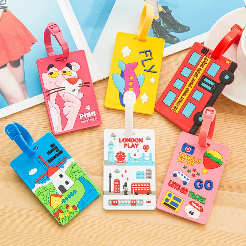 Pvc Airplane Luggage Tag