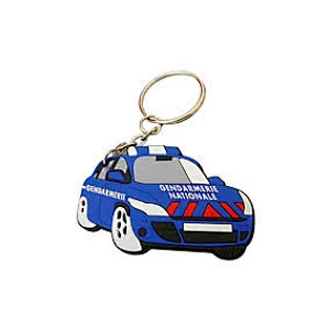 Rubber Keychain Car Shaped Personalized