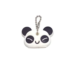 custom shaped panda key chain