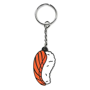 salmon Sushi pvc Keychain