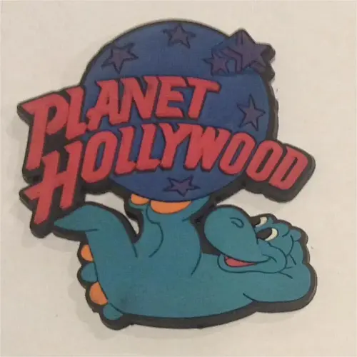 Planet Hollywood 1990s PVC Rubber MAGNET