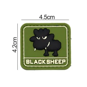 Tiny Black Sheep PVC Patch