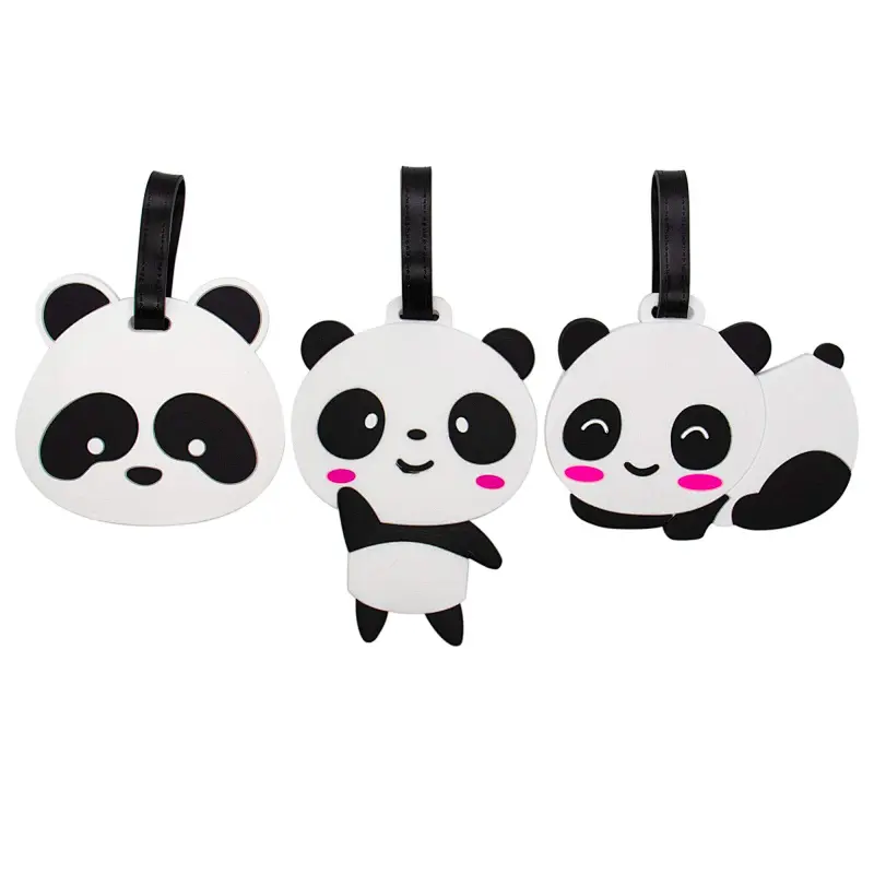 Panda Luggage Tag