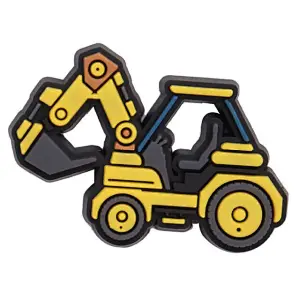 Construction Bulldozer PVC Fridge Magnet