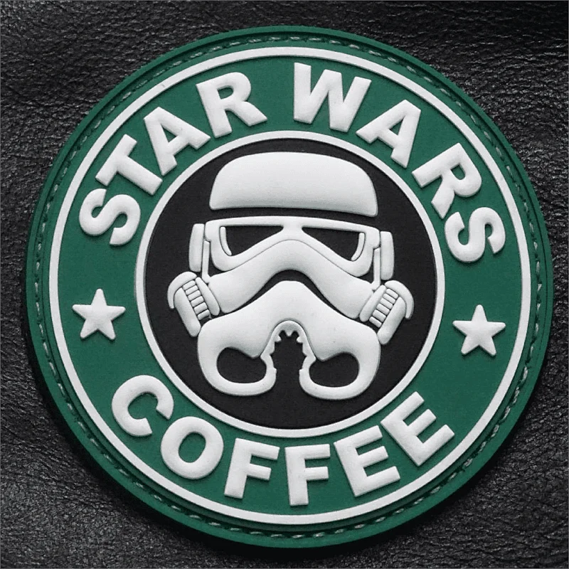 STAR WARS and COFFEE pvc patch