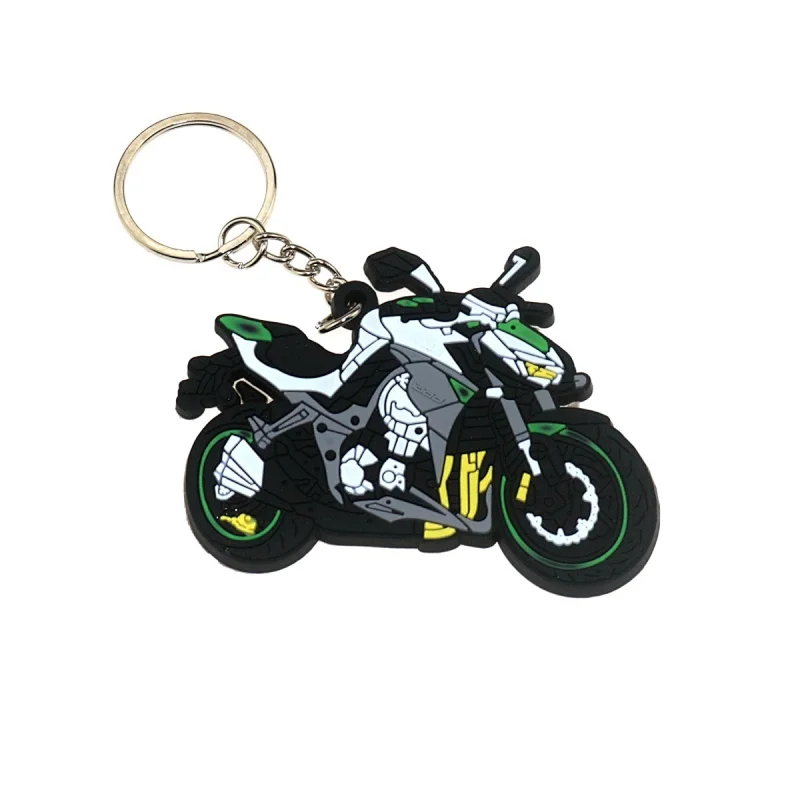 Rubber Motorcycle Key Chain