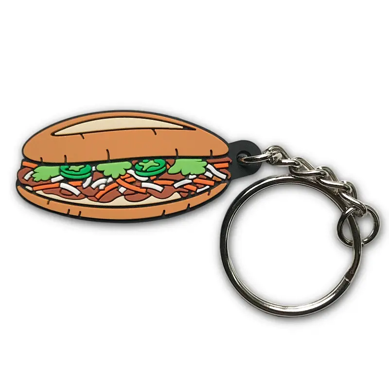 Banh Mi Sandwich PVC keychain