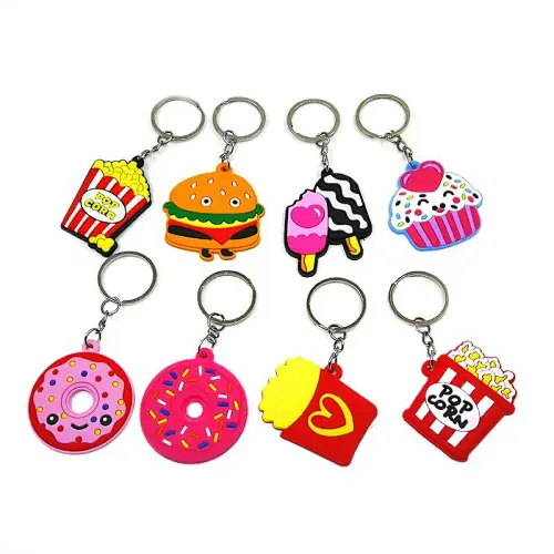 Dessert PVC Soft Keychains