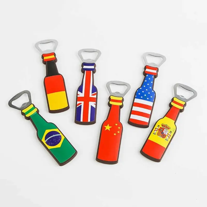 PVC National Flag Bottle Opener