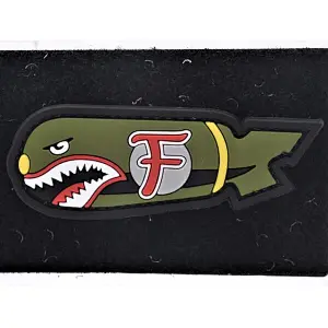 Shark Missile F Bomb PVC Patch