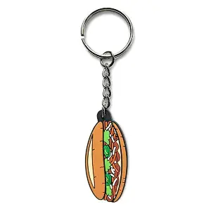 Banh Mi Sandwich PVC keychain