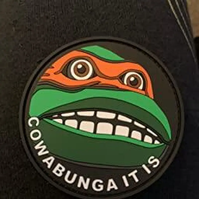 Cowabunga PVC Patch