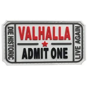 Valhalla Entrance Ticket soft PVC Patch