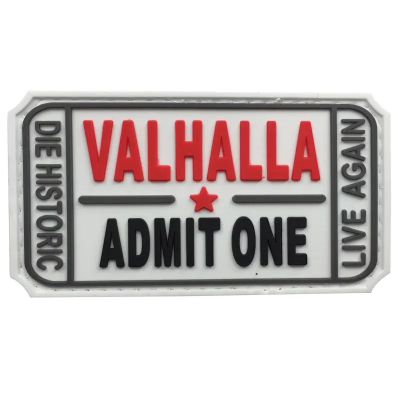 Valhalla Entrance Ticket soft PVC Patch