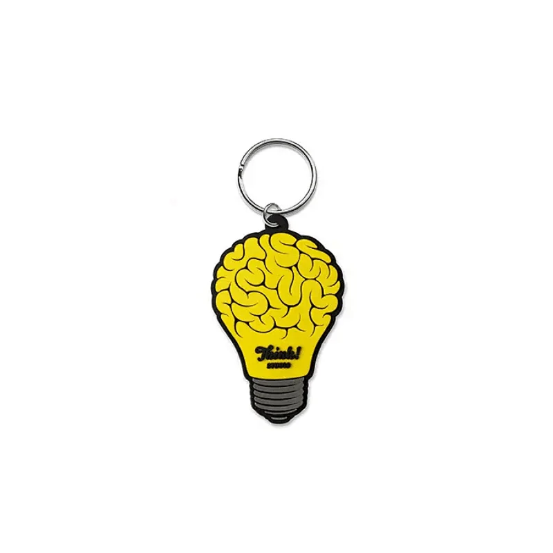 Light Bulb Pvc Keychains