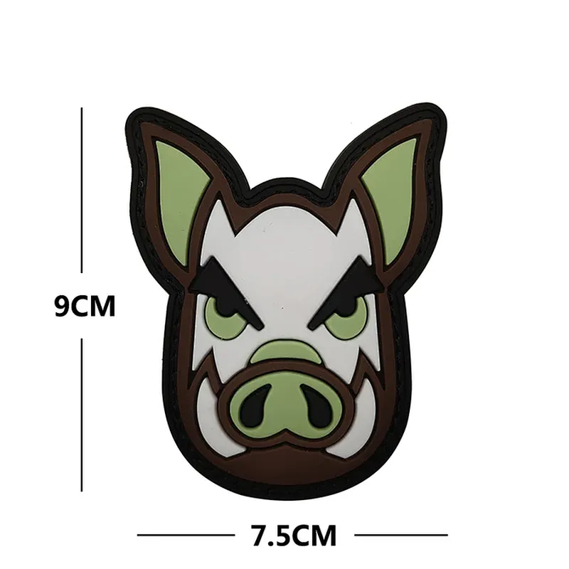3D PIG BACKED PVC PATCH