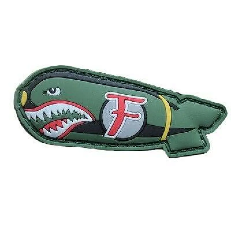 Shark Missile F Bomb PVC Patch