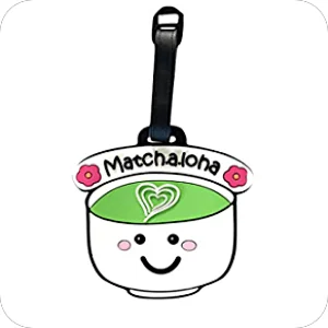 Green Tea PVC Luggage Tag