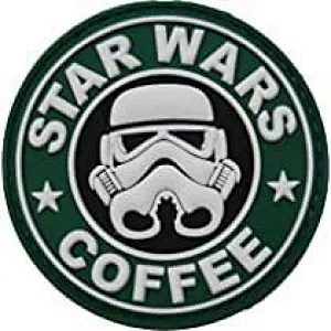 STAR WARS and COFFEE pvc patch