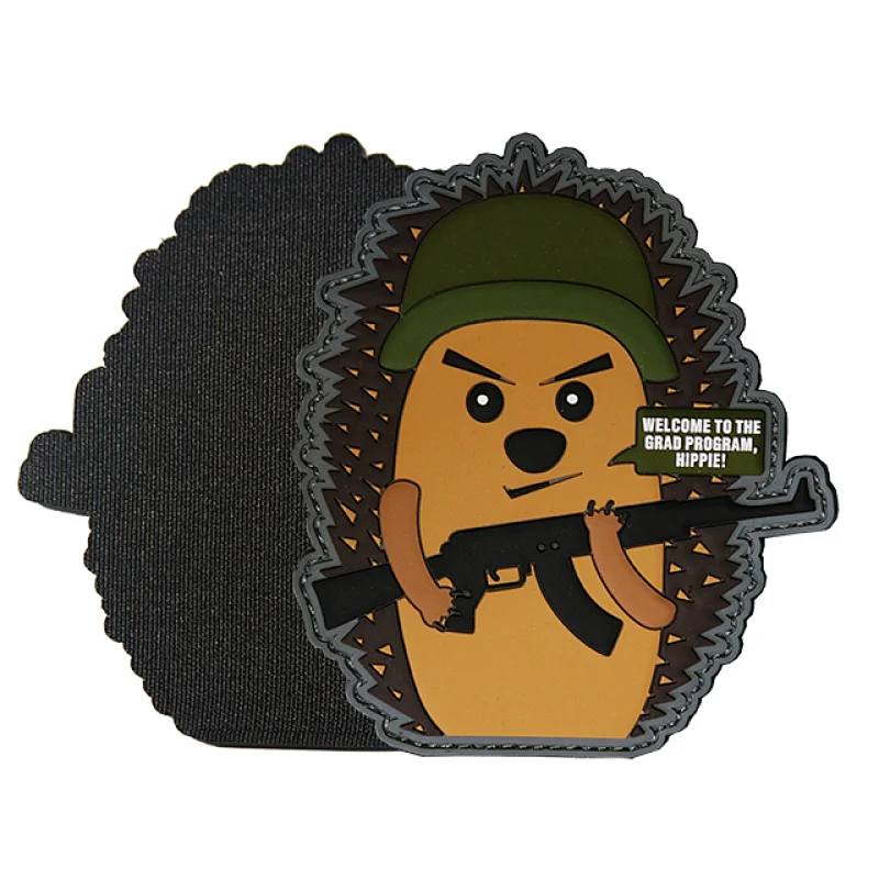 the hedgehog  pvc Patch