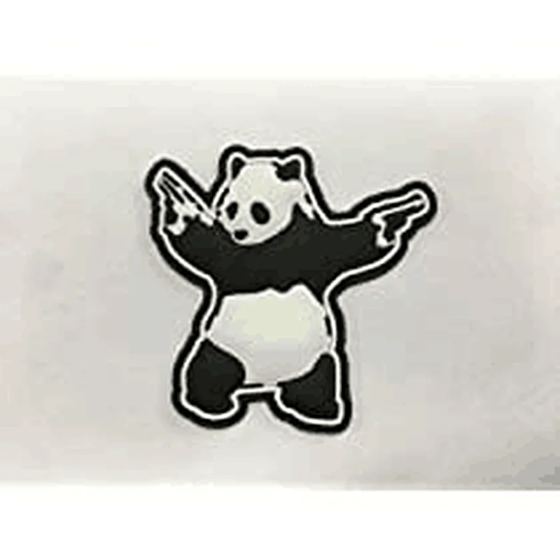 Panda with Guns PVC Patch