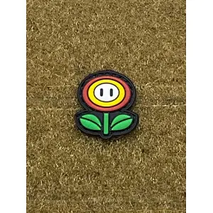 Fire Flower PVC Patch