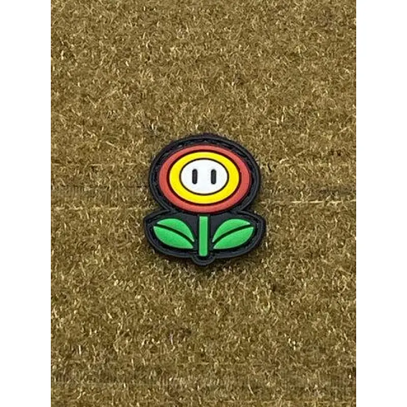 Fire Flower PVC Patch