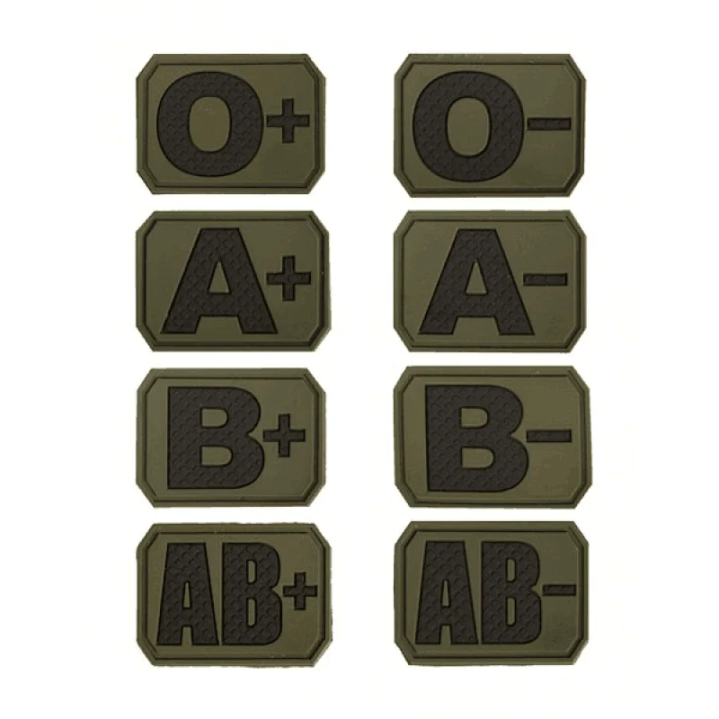 Army Blood Type Patch