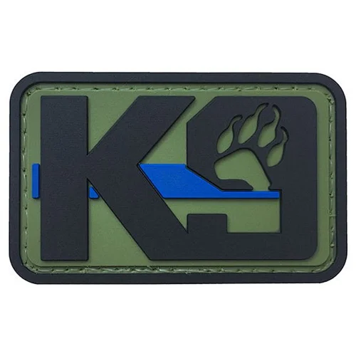 PVC K9 Dog Military Patch