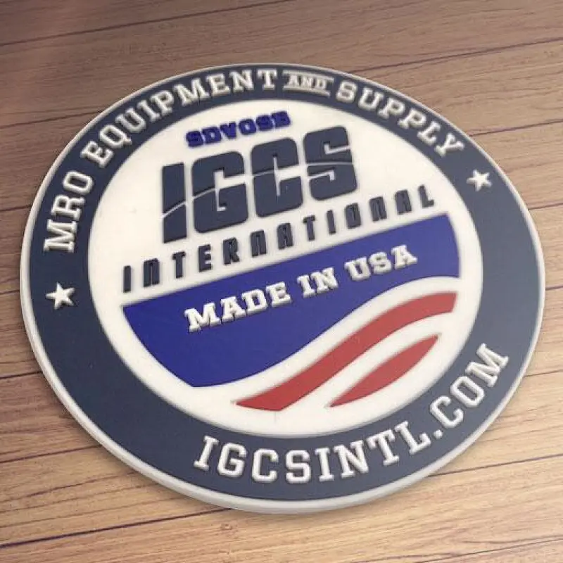 Moulded 2D PVC Coaster