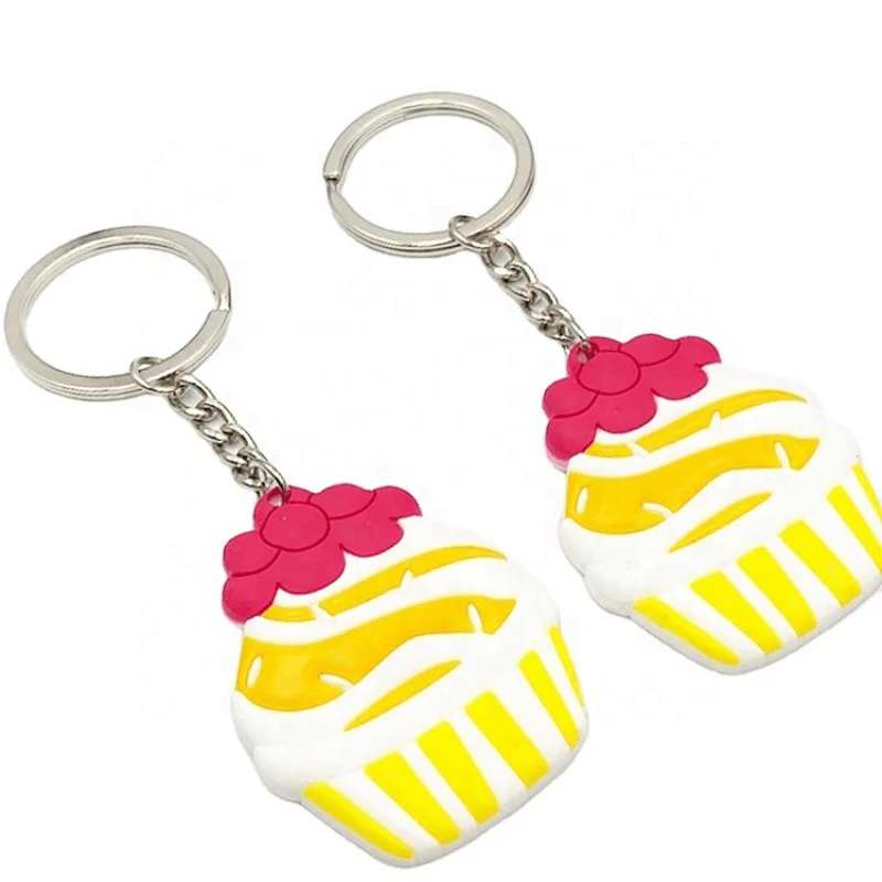 Cupcake Pvc Keyring
