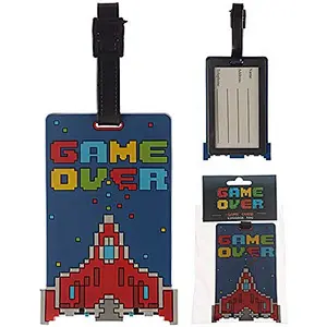 Game Over PVC Luggage Tag